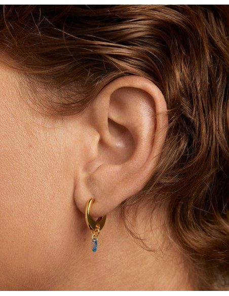 Pendientes PDPAOLA Aros Lily Azul - JOYA Y RELOJ - Imagen 2