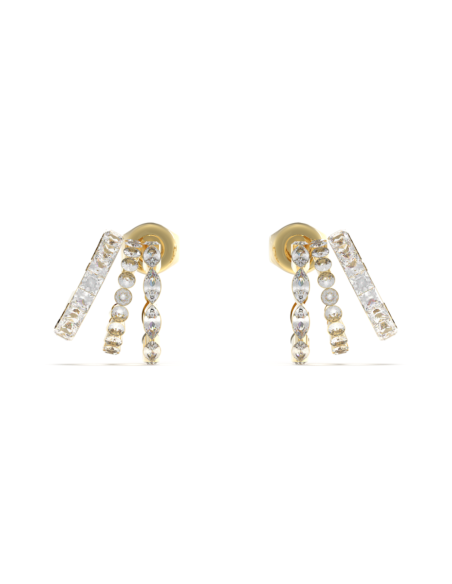 Pendientes Guess mujer Crazy Earrings - JOYA Y RELOJ - Imagen 1