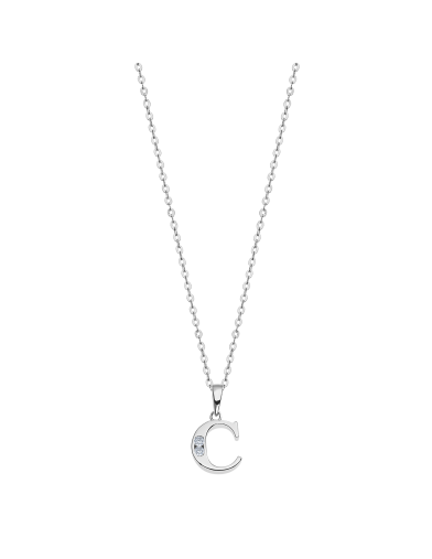 Imagen 1 - Collar Lotus Silver Letra C LP3054-1/C - JOYA Y RELOJ Collar Lotus Silver Letra C LP3054-1/C - JOYA Y RELOJ - Imagen 1