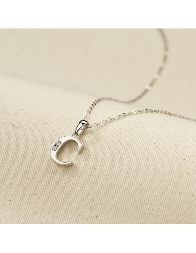 Imagen 2 - Collar Lotus Silver Letra C LP3054-1/C - JOYA Y RELOJ Collar Lotus Silver Letra C LP3054-1/C - JOYA Y RELOJ - Imagen 2