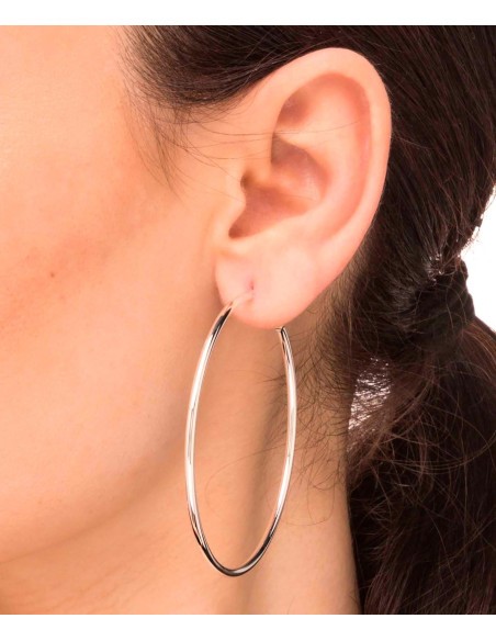 Pendientes Vidal & Vidal Aro Redondos 60x2mm - JOYA Y RELOJ - Imagen 2
