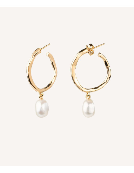 Pendientes Vidal & Vidal Aro Perla 8-9mm - JOYA Y RELOJ - Imagen 1