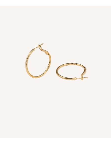 Pendientes Vidal & Vidal Aro fino Clip 30x2mm - JOYA Y RELOJ - Imagen 1