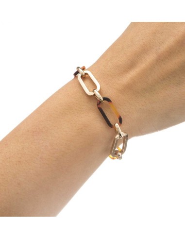 Pulsera Vidal & Vidal Eslabones Rayados y Carey - JOYA Y RELOJ - Imagen 2