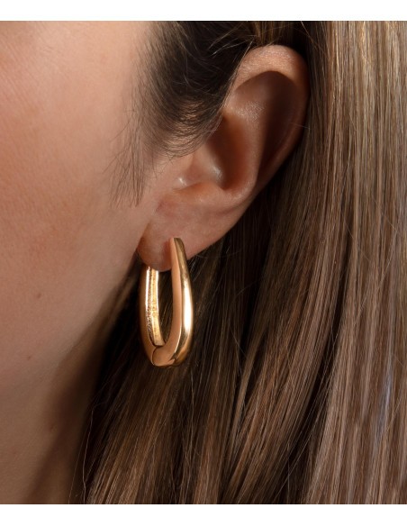 Pendientes Vidal & Vidal Aro Liso - JOYA Y RELOJ - Imagen 2
