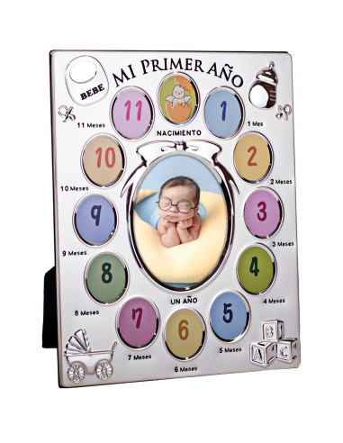 Marco Infantil Mi Primer Año - JOYA Y RELOJ - Imagen 1