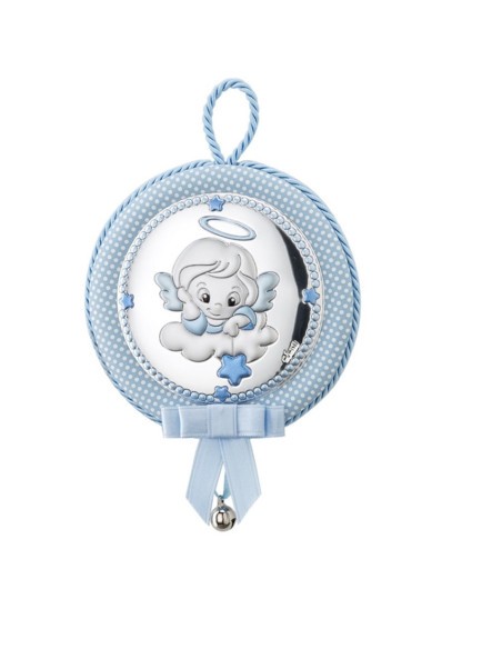 Medalla de cuna Ángel Azul Musical Eventi - JOYA Y RELOJ - Imagen 1