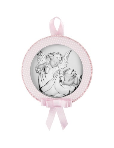 Medalla de cuna Ángel de la Guarda Musical - JOYA Y RELOJ - Imagen 1