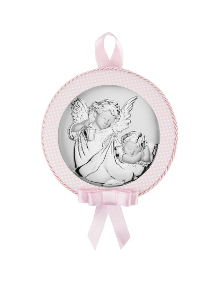 Medalla de cuna Ángel de la Guarda Musical - JOYA Y RELOJ - Imagen 1