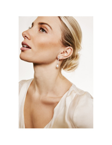 Pendientes Duran Exquse Sposata perla y pave - JOYA Y RELOJ - Imagen 2