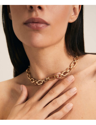 Collar Vidal & Vidal Eslabones dorado - JOYA Y RELOJ - Imagen 2