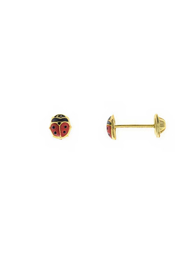 Pendientes niña Salvatore Plata Mariquitas - JOYA Y RELOJ - Imagen 1