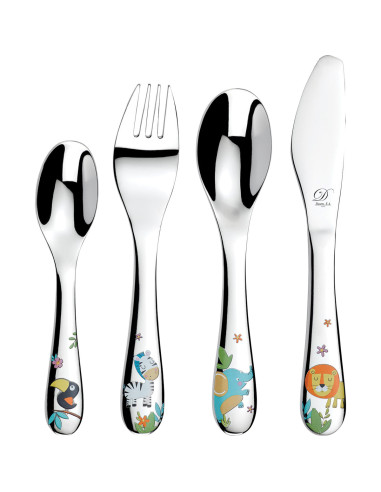 Cubiertos infantiles Jungla - JOYA Y RELOJ - Imagen 1