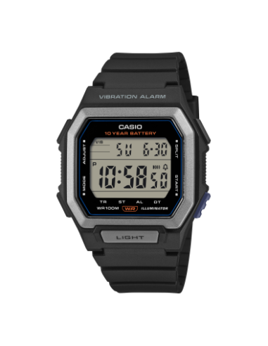 Reloj Casio W-738H-1AVEF digital negro vista principal - Imagen 1