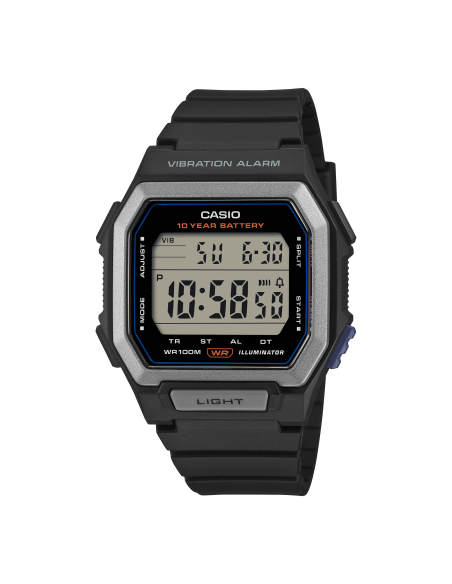 Reloj Casio W-738H-1AVEF digital negro vista principal - Imagen 1