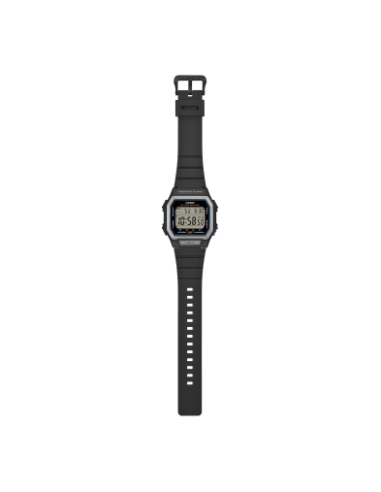 Reloj Casio W-738H-1AVEF digital negro con correa extendida - Imagen 3