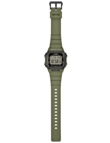 Reloj Casio W-738H-3AVEF digital verde con correa extendida - Imagen 2