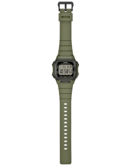 Reloj Casio W-738H-3AVEF digital verde con correa extendida - Imagen 2