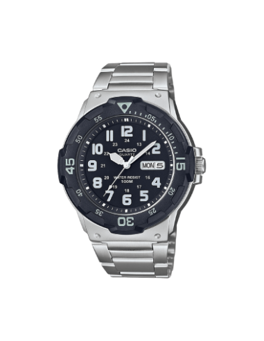 Reloj Casio MRW-200HD-1BVEF con brazalete de acero vista principal - Imagen 1