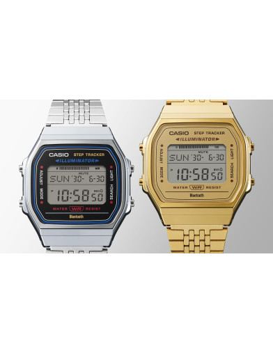 Reloj Casio Vintage ABL-100WE-1AEF plateado Bluetooth vista principal - Imagen 2