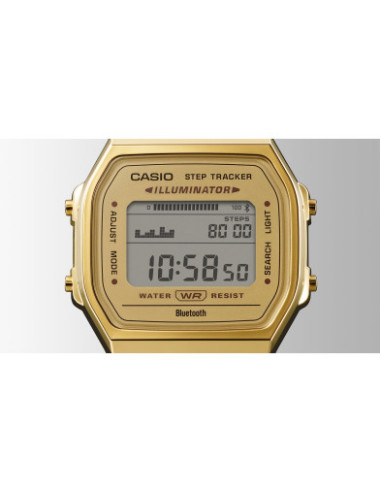 Casio ABL-100WEG-9AEF Vintage Dorado Bluetooth | Joya y Reloj - Imagen 3