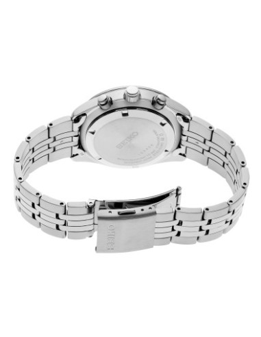 Seiko SSB429P1, fondo roscado y cierre del brazalete - Imagen 3