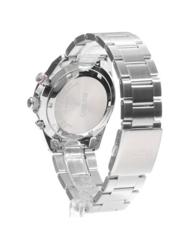 Seiko SSB407P1, fondo de la caja y brazalete de acero - Imagen 3
