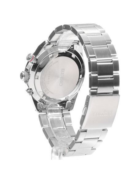 Seiko SSB407P1, fondo de la caja y brazalete de acero - Imagen 3