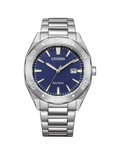 Reloj Citizen BM7631-52L con esfera azul, vista frontal - Imagen 1