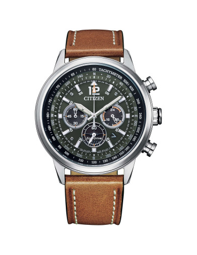 Reloj Citizen CA4470-15X con esfera verde, vista frontal - Imagen 1