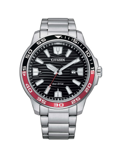 Reloj Citizen AW1527-86E con esfera negra, vista frontal - Imagen 1