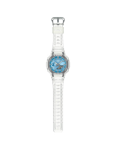 Reloj Casio G-SHOCK GA-2100BM-7A2ER azul cielo y resina transparente - vista frontal - Imagen 2