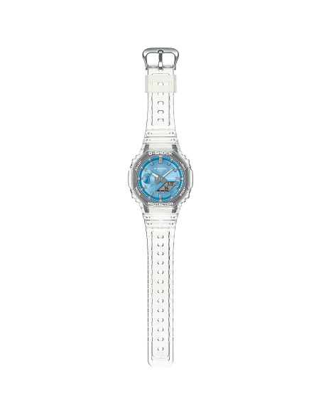 Casio G-SHOCK GA-2100BM-7A2ER con la correa transparente extendida - Imagen 2