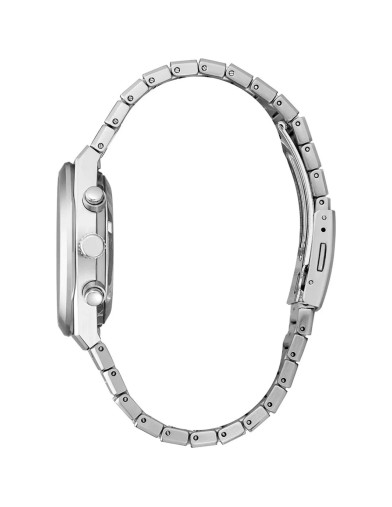 Reloj Seiko SSB455P1 cronógrafo gris con brazalete de acero - vista frontal - Imagen 2