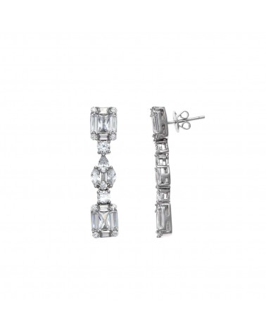 PENDIENTES SALVATORE PLATA 112A0239 - Imagen 1