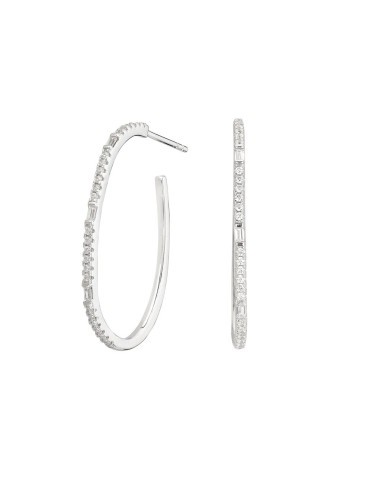 Pendientes Itemporality aros baguette - JOYA Y RELOJ - Imagen 1