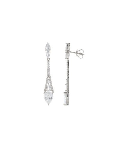 Pendientes Salvatore Plata 112A0272 - JOYA Y RELOJ - Imagen 1