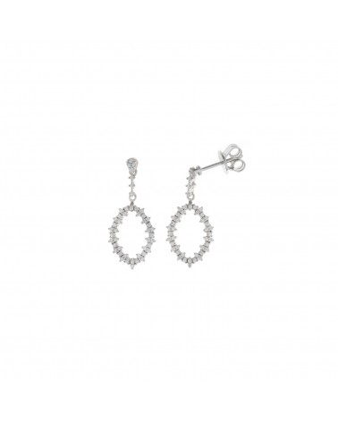 Pendientes Salvatore Plata 112A0275 - JOYA Y RELOJ - Imagen 1