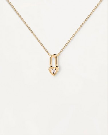 Collar PDPaola Candado Corazón - JOYA Y RELOJ - Imagen 1