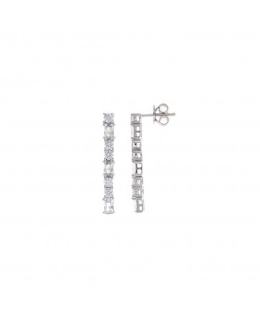 Pendientes Salvatore Plata 112A0285 - JOYA Y RELOJ - Imagen 1