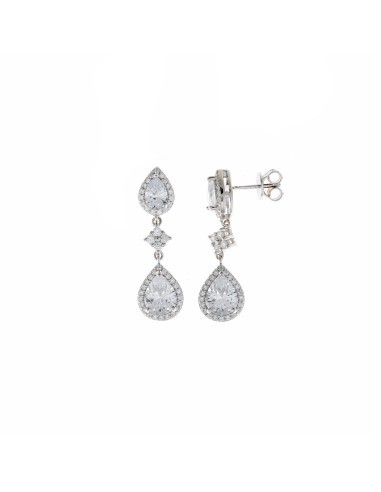 Pendientes Salvatore Plata 112A0289 - JOYA Y RELOJ - Imagen 1