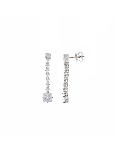 Pendientes Salvatore Plata 112A0290 - JOYA Y RELOJ - Imagen 1