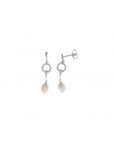 Pendientes Salvatore Plata 144A0114 - JOYA Y RELOJ - Imagen 1