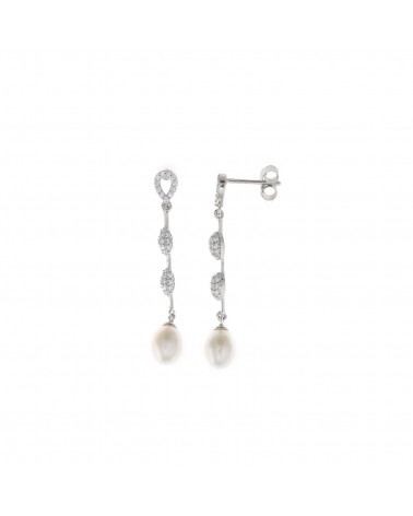 Pendientes Salvatore Plata 144A0116 - JOYA Y RELOJ - Imagen 1