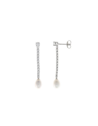 Pendientes Salvatore Plata 144A0117 - JOYA Y RELOJ - Imagen 1