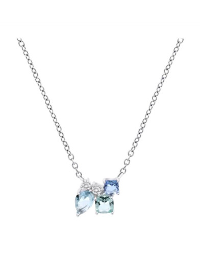 Collar Lotus Silver Colors LP3637-1/1 - JOYA Y RELOJ - Imagen 1