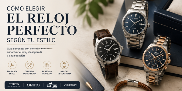 Cómo elegir el reloj perfecto según tu estilo