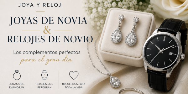 Joyas de Novia y Relojes de Novio: Cómo Elegir los Complementos Perfectos